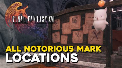 hunt board ff16|Hunt Board Notorious Mark Locations